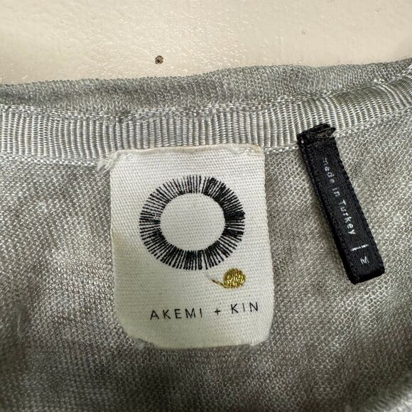 ANTHROPOLOGIE Akemi Kin woman's size medium M lattice linen crochet top shirt - Picture 7 of 7